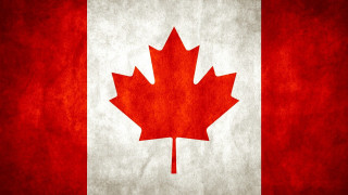 Canadian flag red maple leaf 5 - a white stripe free wallpaper for desktop