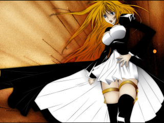 Alice prin white dress gothic - anime style free wallpaper for desktop