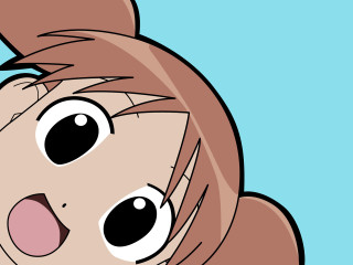 Surprised ponytailed girl anime blue - a ponytail free wallpaper for desktop