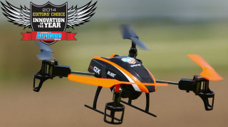 Orange black rc drone red - detail free wallpaper for desktop