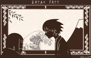 Freakfree waveart monochrome sepia analytical - free free wallpaper