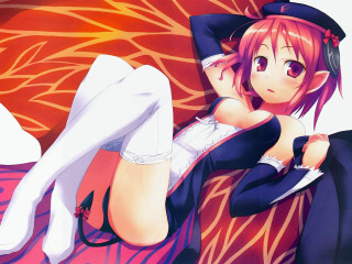 Woman hat knife gothic red - a hat free wallpaper