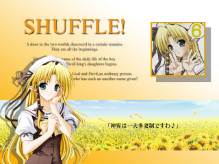 Blonde girl sunflower field anime - a field of sunflowers free wallpaper