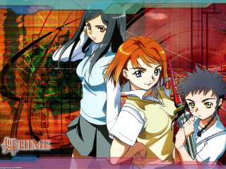 Anime characters city clock school - promotional free wallpaper for desktop