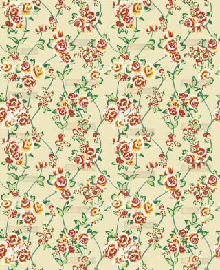 Floral red yellow beige background - a floral pattern free wallpaper for mobile