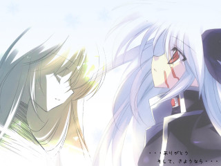 Longwhitehairedgirls blueeyes smiling fate testarossa - long white hair free wallpaper