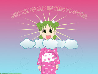 Girl pink pajamas cloud marry - a cloud free wallpaper for desktop