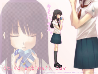 Girl schooluniform reflection cellphone blurry - a girl in a school uniform holding free wallpaper