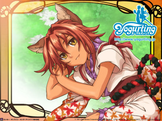 Redhair girl white shirt brown - aguri uchida free wallpaper for desktop