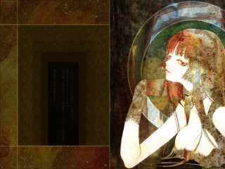 Mirror reflection gothic constellation galaxy - a storybook illustration free wallpaper