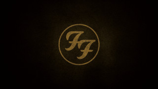 Logo dark background gold circle - post grunge free wallpaper