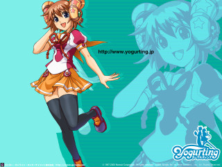 Girl short skirt running hands - hint of yayoi kasuma free wallpaper