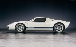 White sports car black stripe 7 - side profile free wallpaper