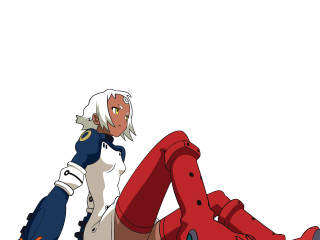 Cartoon girl red object white - a white background behind her free wallpaper