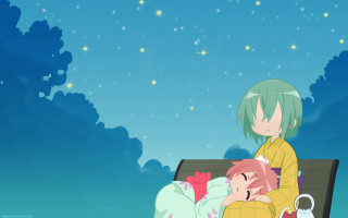 Aurora galaxy fireworks starry sky - stuffed free wallpaper