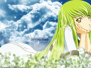 Green hair girl white dress 2 - green hair free wallpaper