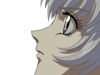 Alice prin anime closeup grey - a close up of a person free wallpaper