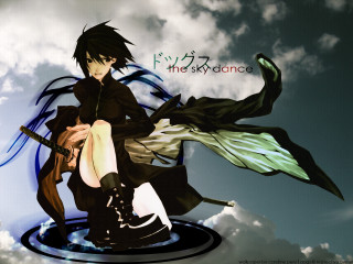 Anime cloud sky sword demon - her hand and a demon free wallpaper