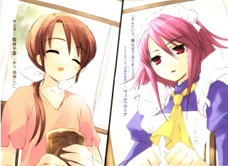 Anime girls window room cup - a cup free wallpaper for desktop