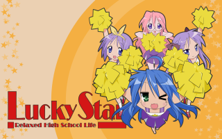 Lucky star anime girls blue - lucky free wallpaper