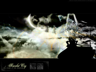 Woman long hair cloudy sky 4 - a cloudy sky free wallpaper for desktop