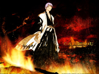 Fiery sword male gothic portrait - outfit holding free wallpaper