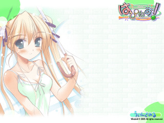 Girl umbrella green background screenshot - long hair holding free wallpaper for desktop