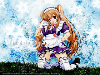 Anime girl purple dress long - a purple dress free wallpaper for desktop