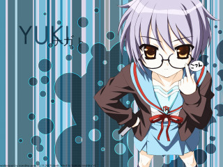 Anime glasses jacket phone stripes - holding free wallpaper