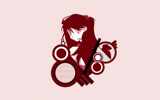 Woman scissors mirror pink background - neogeo free wallpaper for desktop