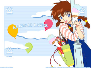 Girl balloons kyoto icecream angelic - the background and a sign free wallpaper