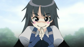 Girl praying tree sky rayonism - a blue shirt free wallpaper