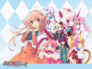Anime girls checkered background animal - hint of yayoi kasuma free wallpaper