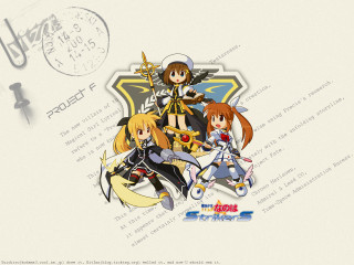 Anime clock group concept magicalgirls - a clock in the background free wallpaper