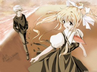 Anime beach couple portrait neo - a couple of anime characters free wallpaper for desktop