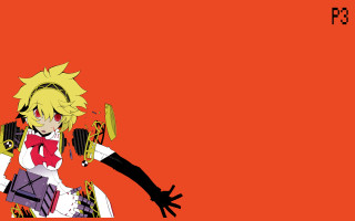 Cartoon girl banana popart vector - outline free wallpaper for desktop