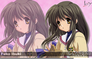 Eizan kikukawa ibuki fuuko anime - brown eye free wallpaper