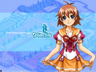 Girl bow blue sky cityscape - a girl in a dress free wallpaper