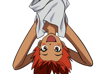 Upside down towel anime darkskin - down free wallpaper