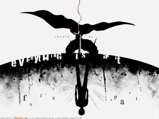 Clock bat person knife silhouette - dave mckean free wallpaper for desktop
