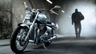 Man motorcycle tunnel smoke person 3 - david gilmour blythe free wallpaper