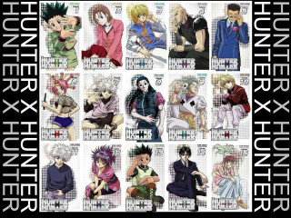 Hunter poster anime characters multiple - different pose free wallpaper