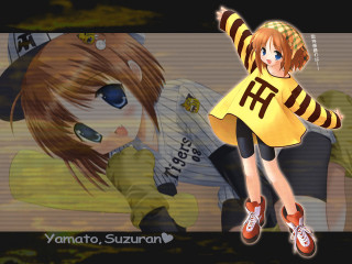 Yellow shirt black white hat - a baseball cap free wallpaper