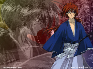 Woman blue kimono man red - a red shirt free wallpaper for desktop