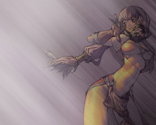 Woman dancing rain yellow outfit - a yellow outfit free wallpaper