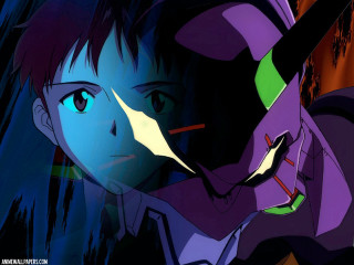 Anime blueeyes purpleoutfit blackhat greenpurplejacket - a purple outfit free wallpaper