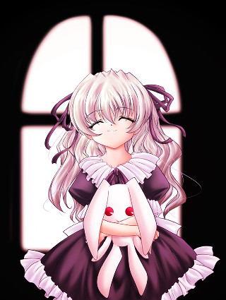 Girl longhair dress cat window - free neon wallpaper