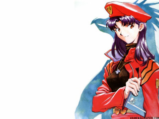 Red uniform sword bird portrait - above her free wallpaper