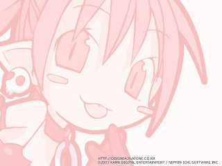 Pink anime girl closeup smile - a white background free wallpaper for desktop