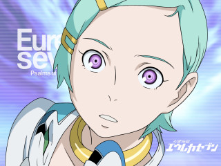 Eureka bluehair purpleeyes sky clouds - purple eye free wallpaper